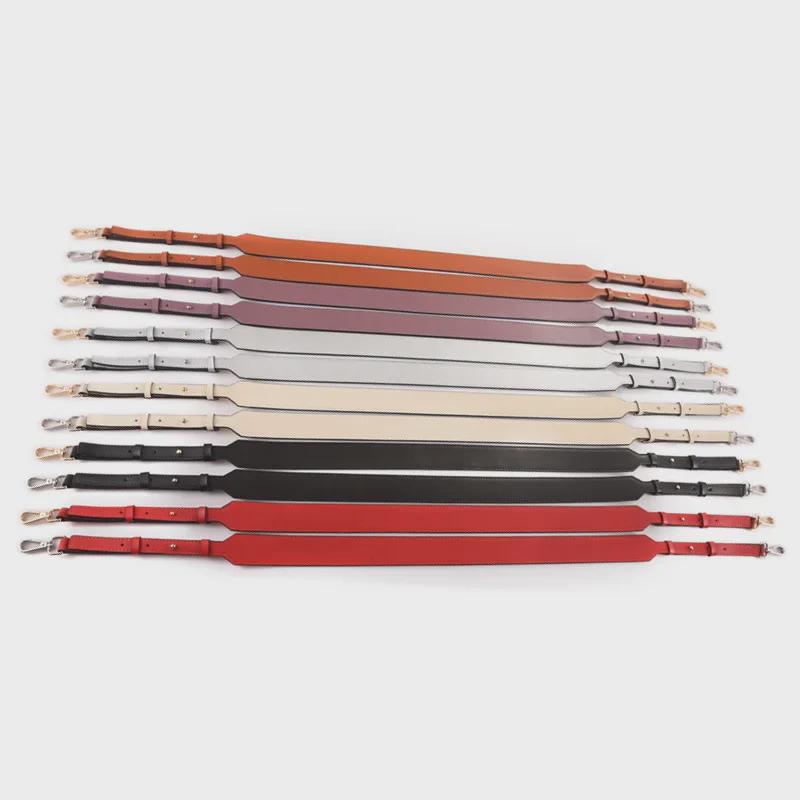 A-20 Adjustable Genuine Leather Crossbody Strap - Wide Shoulder Strap Bag Accessory