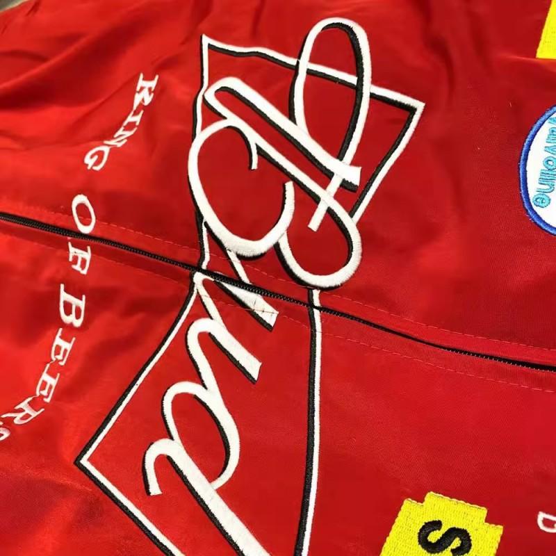 Men Women Cycling Jersey Long Sleeve Winter Thermal Riding Top Embroidered Racing Style Sportswear