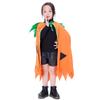 Halloween Pumpkin Costume Children Adult Non-woven Clothes Parent-child Costume Cosplay Pumpkin Cape Performance Costume