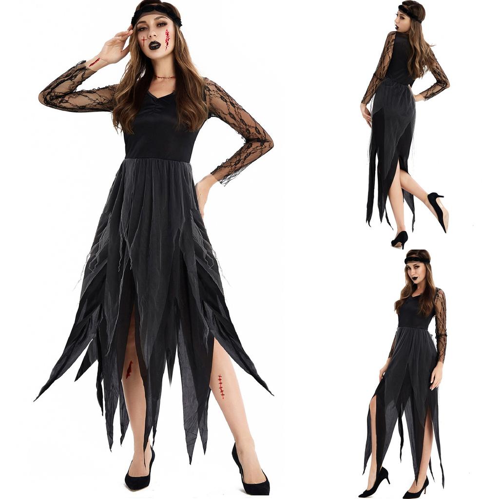 Women's Halloween Black Devil Costume Witch Costume Uniform Party Costume