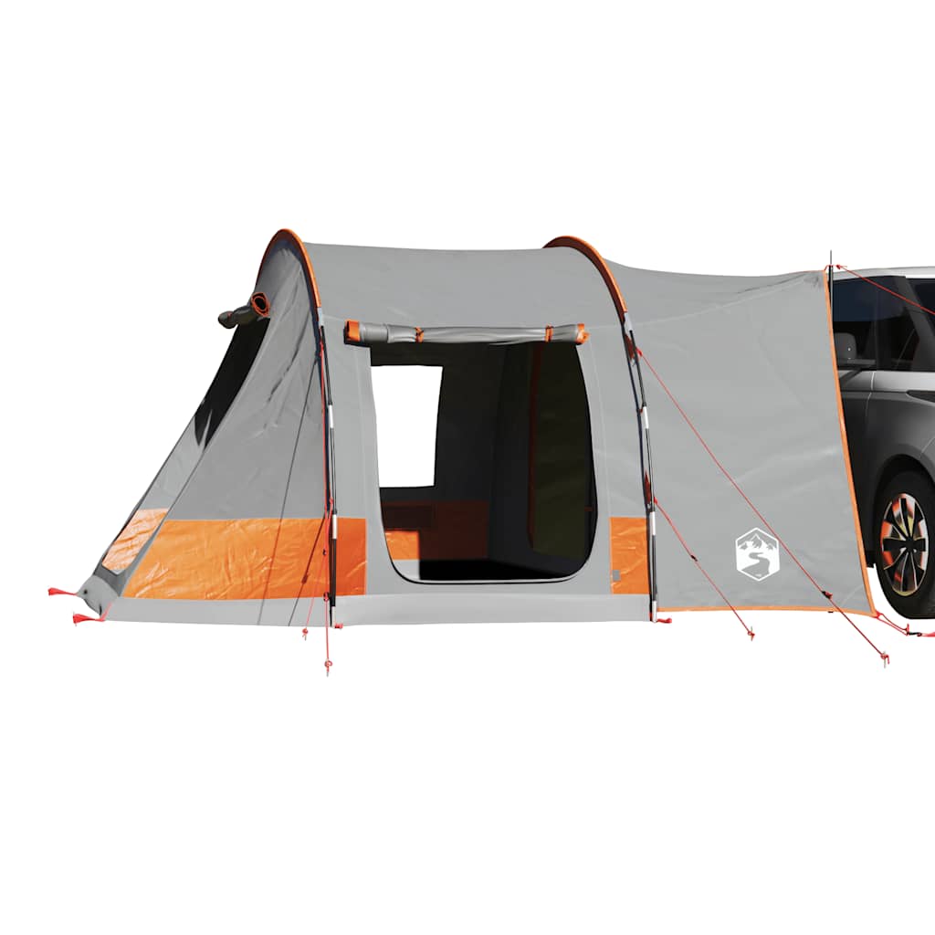 Car Tent for 2 Persons Grey and Orange Waterproof