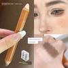 Dual-Ended Highlighter and Contouring Stick, Matte Facial Brightening and Shadowing Nose Shadow Stick, Dual-Use for Face and Under-Eye Area