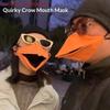 1/2 шт. Креативная подвижная маска животного, дышащая 3D маска для лица с утиным клювом и очки с желтой оправой, дышащий забавный набор для вечеринки, подарок