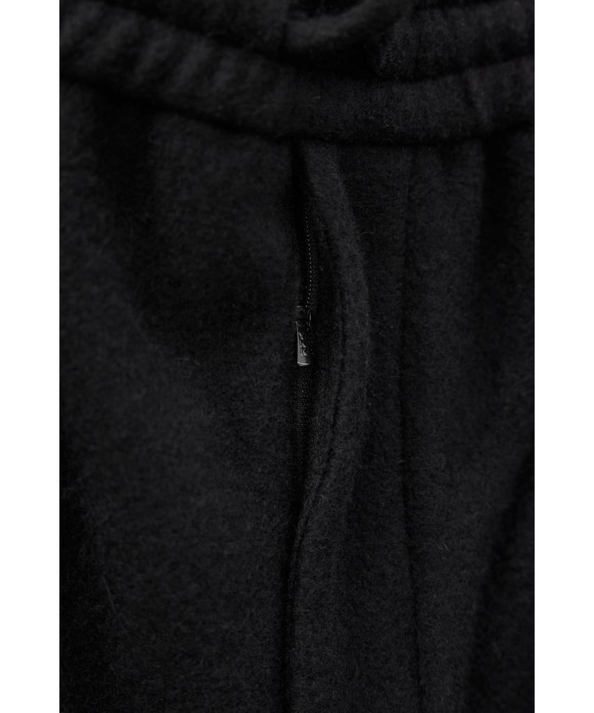 YOUTH Boiled Wool Half Pants - Black