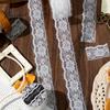 DIY Кружевная Лента Рулонный Узор ПЭТ Ленты, Декоративная Ваcи Лента с Цветочным Рисунком, Клейкие Маскировочные Ленты для Скрапбукинга, Поделок, Скрапбука, Ведения Дневника,