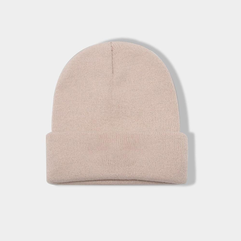 Зимняя уличная кашемировая вязаная шапка, женская модная простая мужская шапка, теплые холодные шапочки, женская толстая студенческая тюбетейка