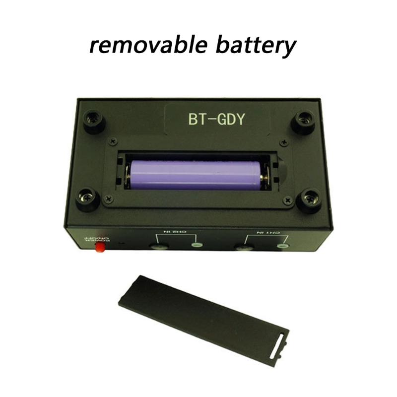 Профессиональный звуковой микшер 3,5 мм 6,5 мм, совместимый с Bluetooth/проводное подключение для инструментальных микрофонов, металлический корпус, долговечность