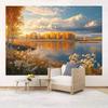 2D plane, 1 piece of background cloth in tropical style, suitable for photography studios and meditation rooms