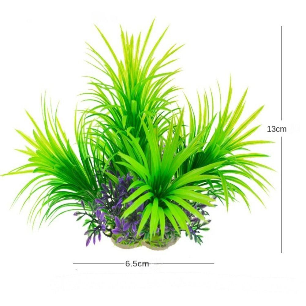 Аквариумные Растения Украшение Пластиковые Искусственные Цветы Морские Водоросли Имитация Водных Растений Украшения Для Аквариума