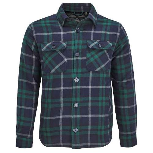 SOLS Unisex Adult Noah Flannel Padded Overshirt