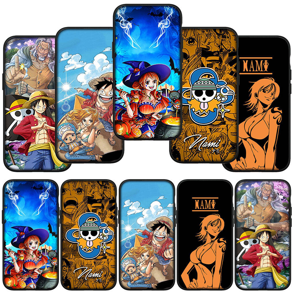 Phone Case for iPhone 17 15 16 Plus Redmi Note 14 12 11 13 Pro Max Huawei P30 P20 Lite OPPO A60 A40 A80 A18 A16 A54 Nami Poster Luffy One Piece Cover