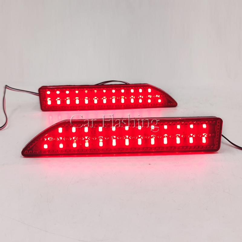 1 Set Led Rear Bumper Reflector Lights For Honda CRV CR-V 2007 2008 2009 Fog Lamp Brake Taillight Light