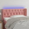 VidaXL LED Headboard Bedroom Furniture Single Bed Accessory Headboard Bed Frame Interior Pink 3123613