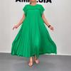 Women's Summer Pleated Sexy Fashion A-line Dress