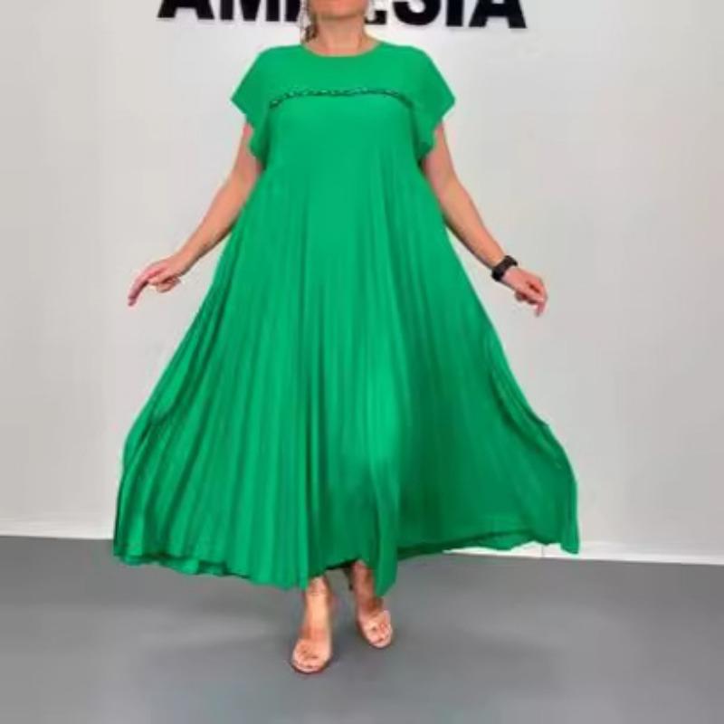 Women's Summer Pleated Sexy Fashion A-line Dress