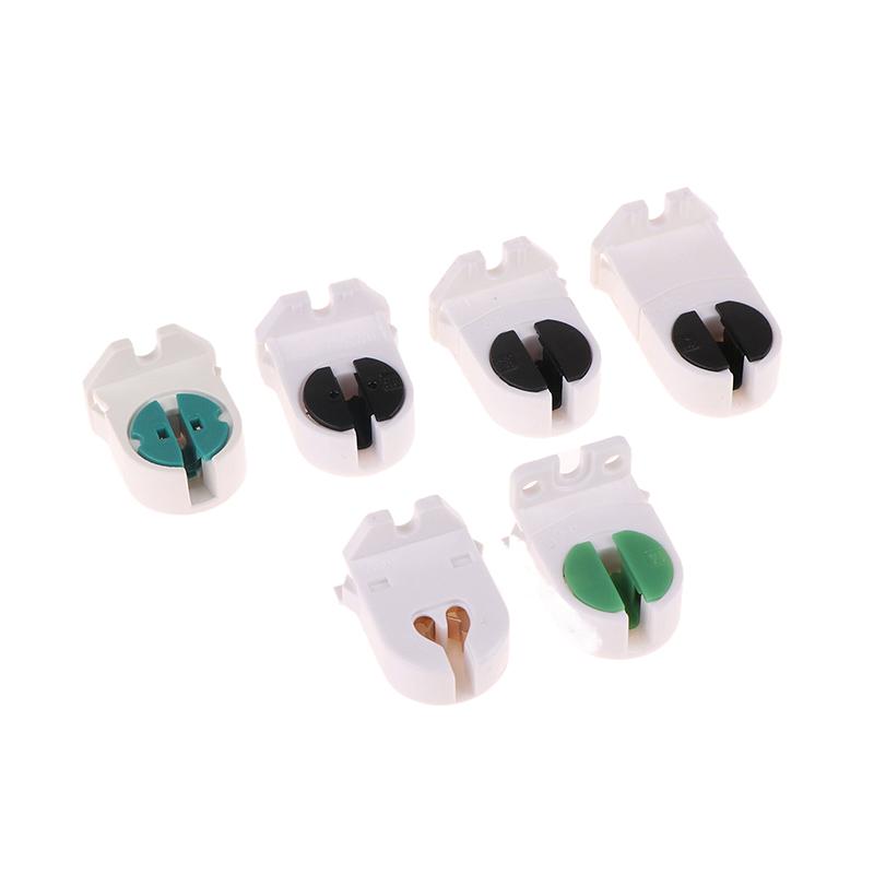 10 шт. домашний держатель T5 G5 база нешунтированная термостойкая розетка для лампы Ac500V 2A для светодиодной люминесцентной лампы держатель трубки