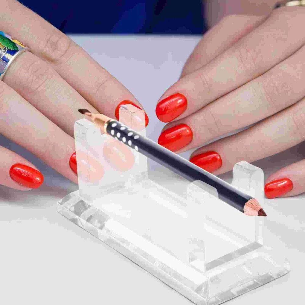 Многофункциональная подставка для графического планшета Прозрачная сушилка для кистей Подставка для карандашей/палочек Школа