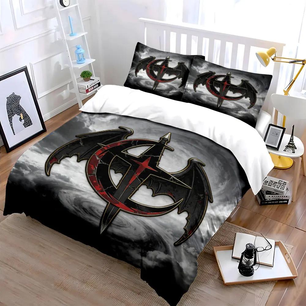 "Gothic Style Three-Piece Decoration" Soft Comfortable Duvet Cover Bedding Set Included 1*Duvet Cover & 2*Pillowcases, gift