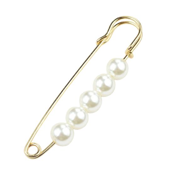 Брошь «Безопасность», тонкая работа, защита от воздействия, привлекательный искусственный жемчуг, женская безопасность