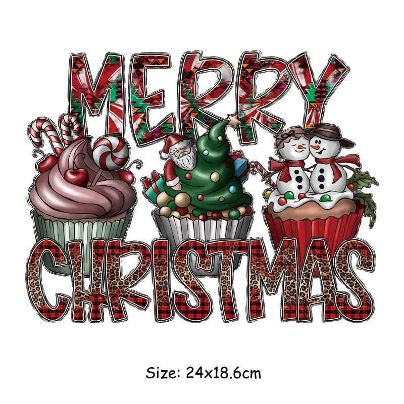 Рождественская нашивка «Любовь» для одежды, сделай сам, художественные ремесла, теплопередача, наклейки для одежды, толстовки, джинсы, Parches Ropa DIY Parches, Рождество