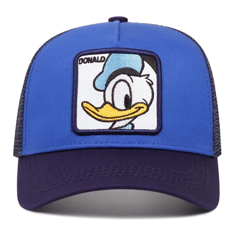 Высококачественный Бренд Аниме Мультфильм Snapback Хлопковая Бейсболка Мужская Женская Хип-Хоп Папа Сетчатая Кепка Тракер Дропшиппинг