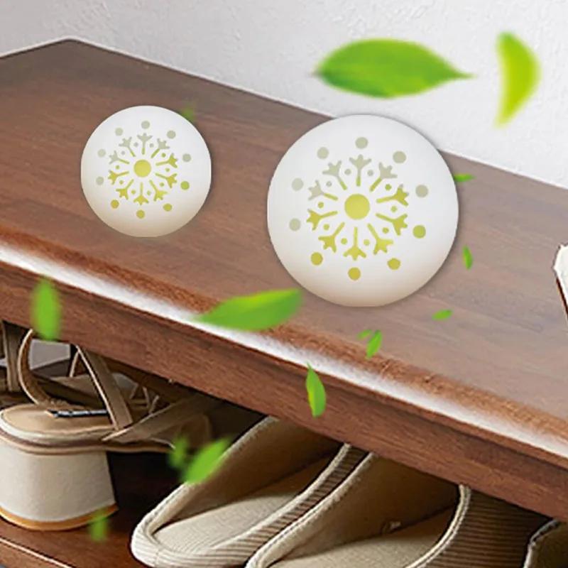 6шт. дезодорант для обуви шарики освежитель обуви чай ароматизатор основной уход за ногами повседневный аромат обуви шкаф для обуви свежий шарик