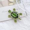 Cute Women Kids Turtle Transparent Rhinestone Brooches Pins Classic Shiny Boutique Decoration Animal Exquisite Badges Corsage