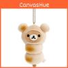 Rilakkuma Meatball Roasted Mantou Plush Toy Cartoon Keychain Backpack Pendant
