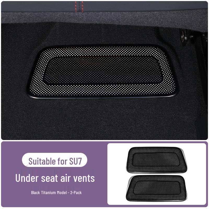 Xiaomi SU7/YU7 Under-Seat Air Vent Dustproof Net & Anti-Clog Cover for Car Interiors