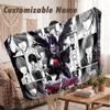 Custom Name Flannel Blanket,Death Note Lightweight Warm Bed Blanket For Couch & Holiday Gift