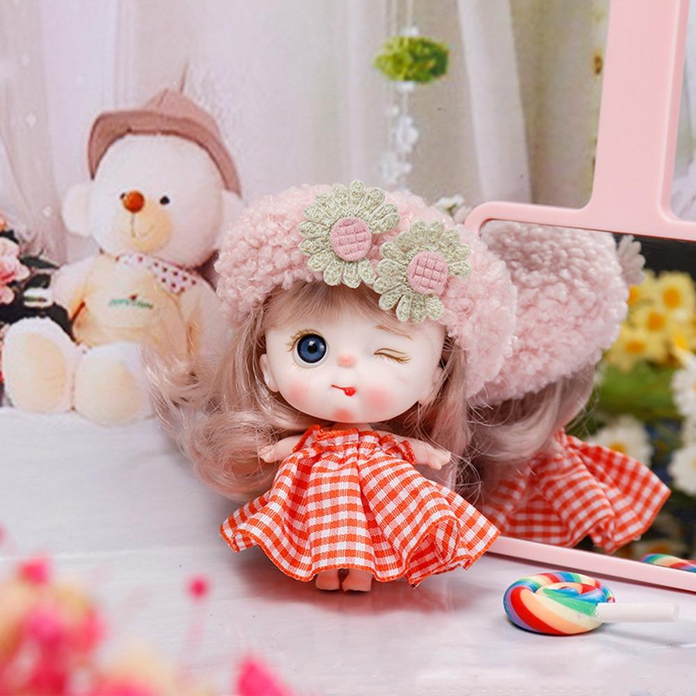 Шарнирные BJD куклы Фигурки Игрушки Мини куклы Игрушки Подарок Одежда Наряд для девочек
