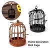 1:6 1:12 Doll House Home Decoration DIY Micro Landscape Bird Cage Iron Metal