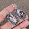 Laguna Lace Agate Gemstone 925 Sterling Silver Jewelry Earring 2.25" KKG-710