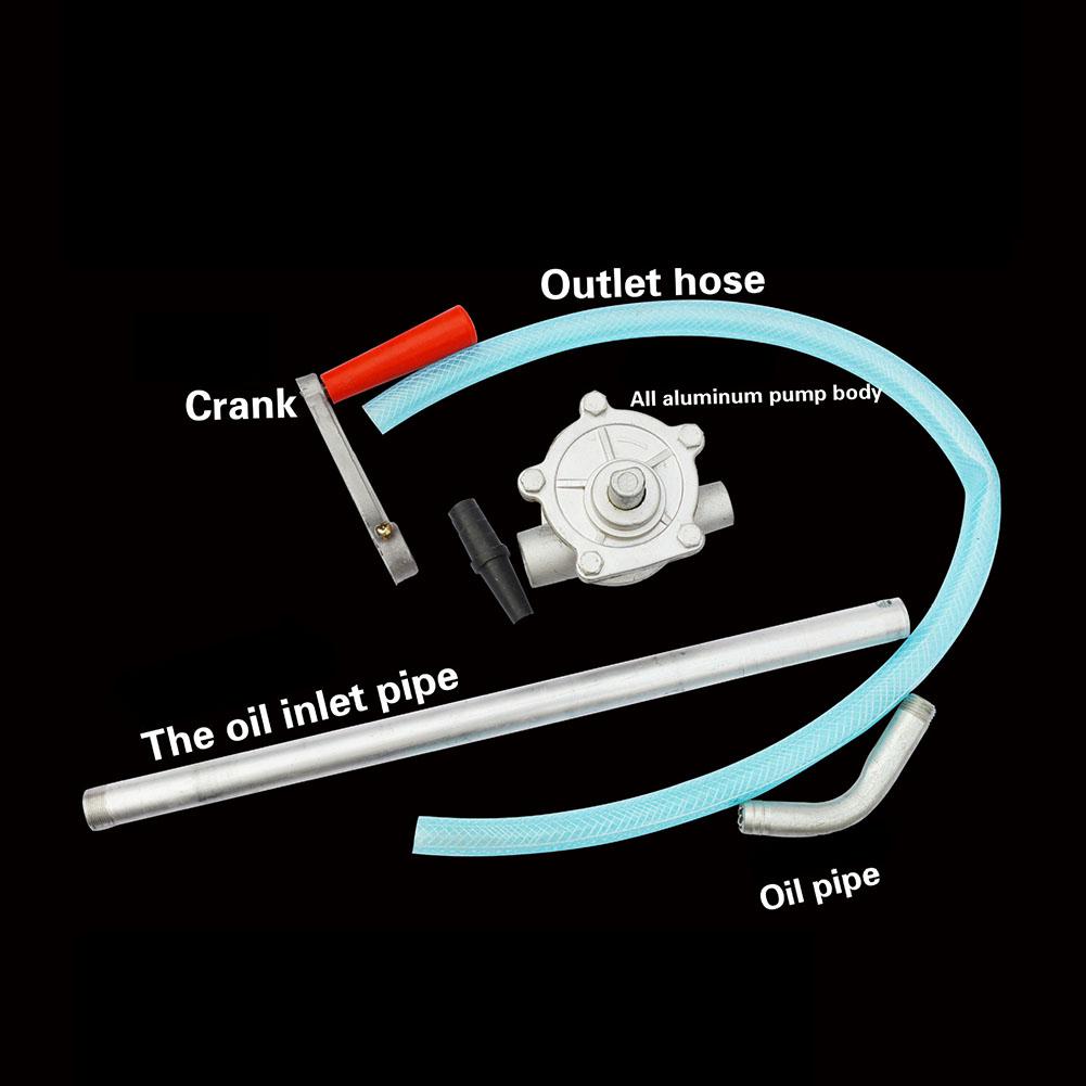 Hand-Operated Aluminum Alloy Oil Pump Barrel Pump Hand Crank Oil Pump