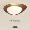 "Nordic Wood Grain Ceiling Lamp for Bedroom & Kids' Room"