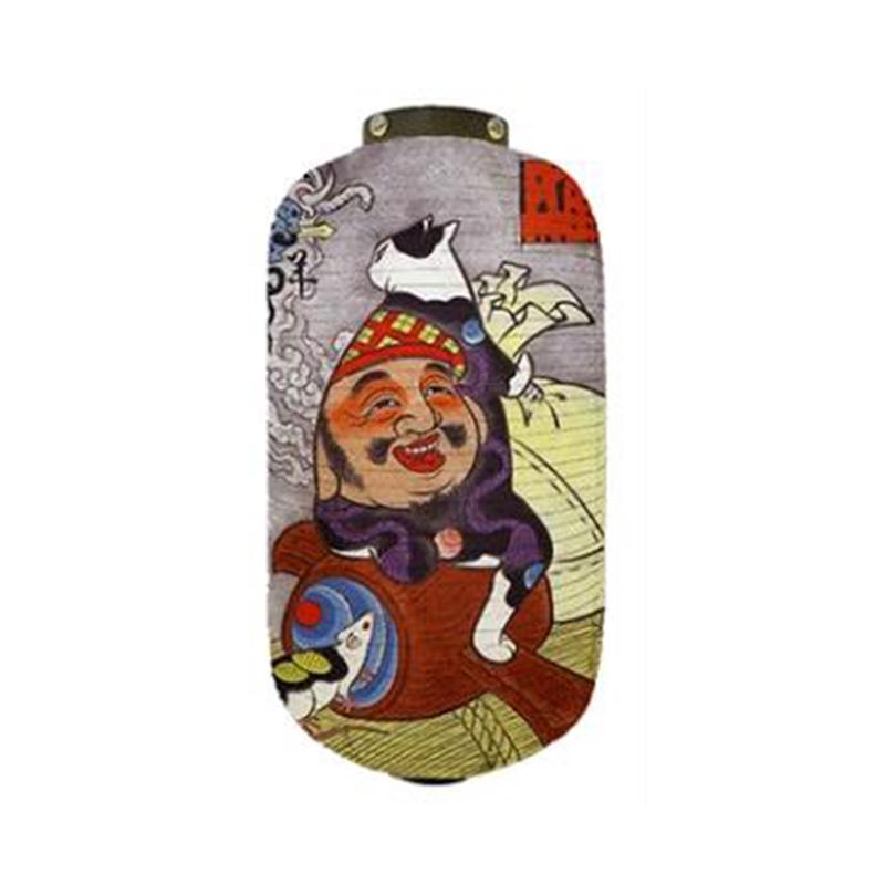 Japanese Style Samurai Cat Hanging Lamp Party Decor Gothic Samurai Cat Lantern Restaurant Izakaya Sushi Shop Advertising Sign