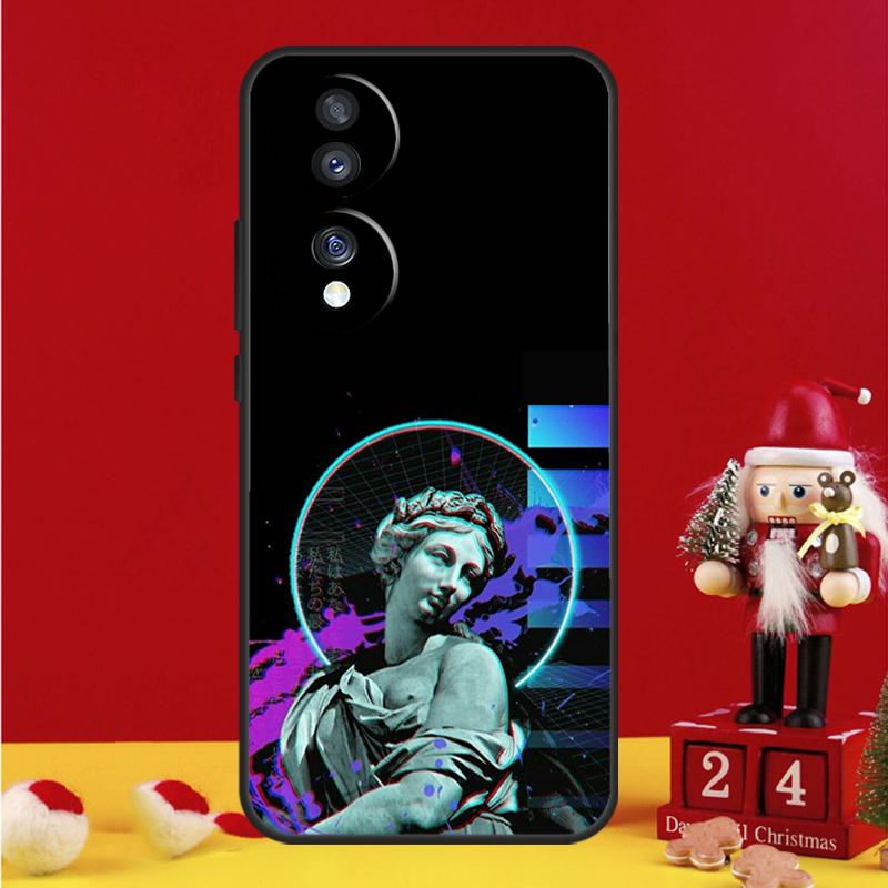 Чехол-кейс с лицом греческого бога для Honor Magic 8 5 6 7 Pro Honor Win RT 50 70 90 200 400 Lite X8c X9b X9c X9a X9d