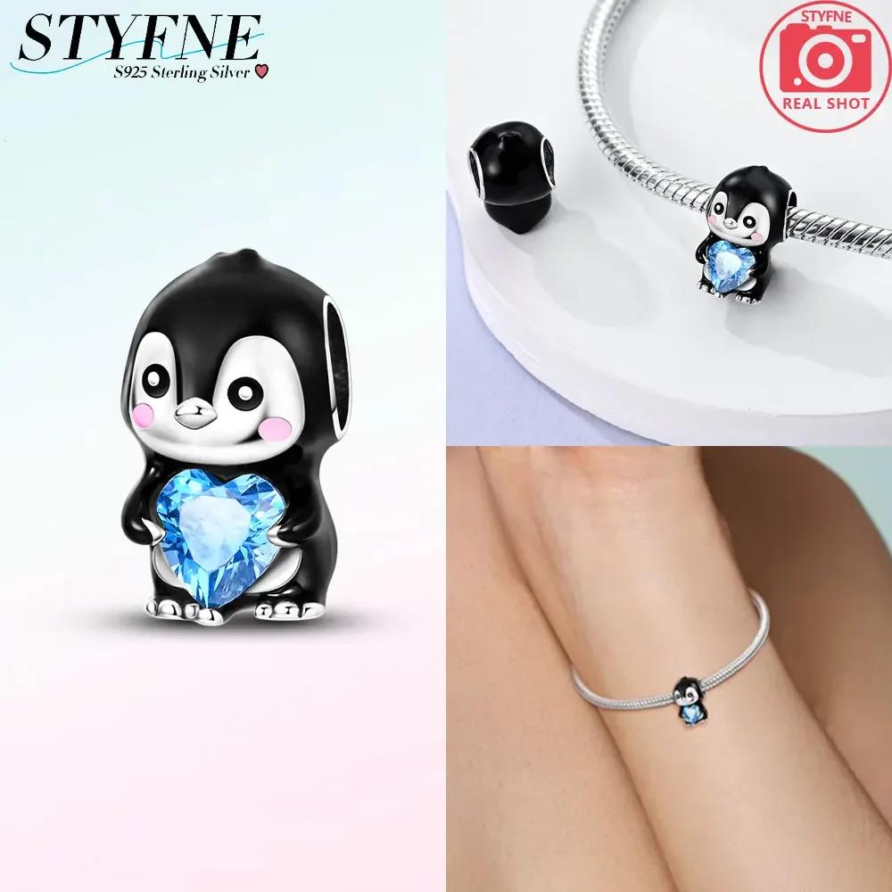 Beads Blue Series Fit Bracelet Charms Diy Original Fashion Charm Copper Pendants For Jewelry Maing Fine Gift Accessory