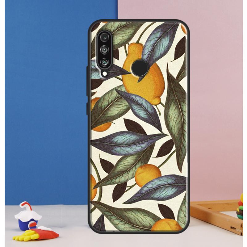 Summer Lemon and Leaf For Huawei Nova Y90 Y70 Y60 Y72 Y61 Y91 12s 12i 11i 7i 8i 9 10 SE P60 Pro P30 P40 Lite Case