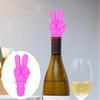 Silicone Bottle Stopper Creative Finger Shape Wine Bottle Sealer Reusable Airtight Seal for Food Storage Glass Bottles and Spice Jars