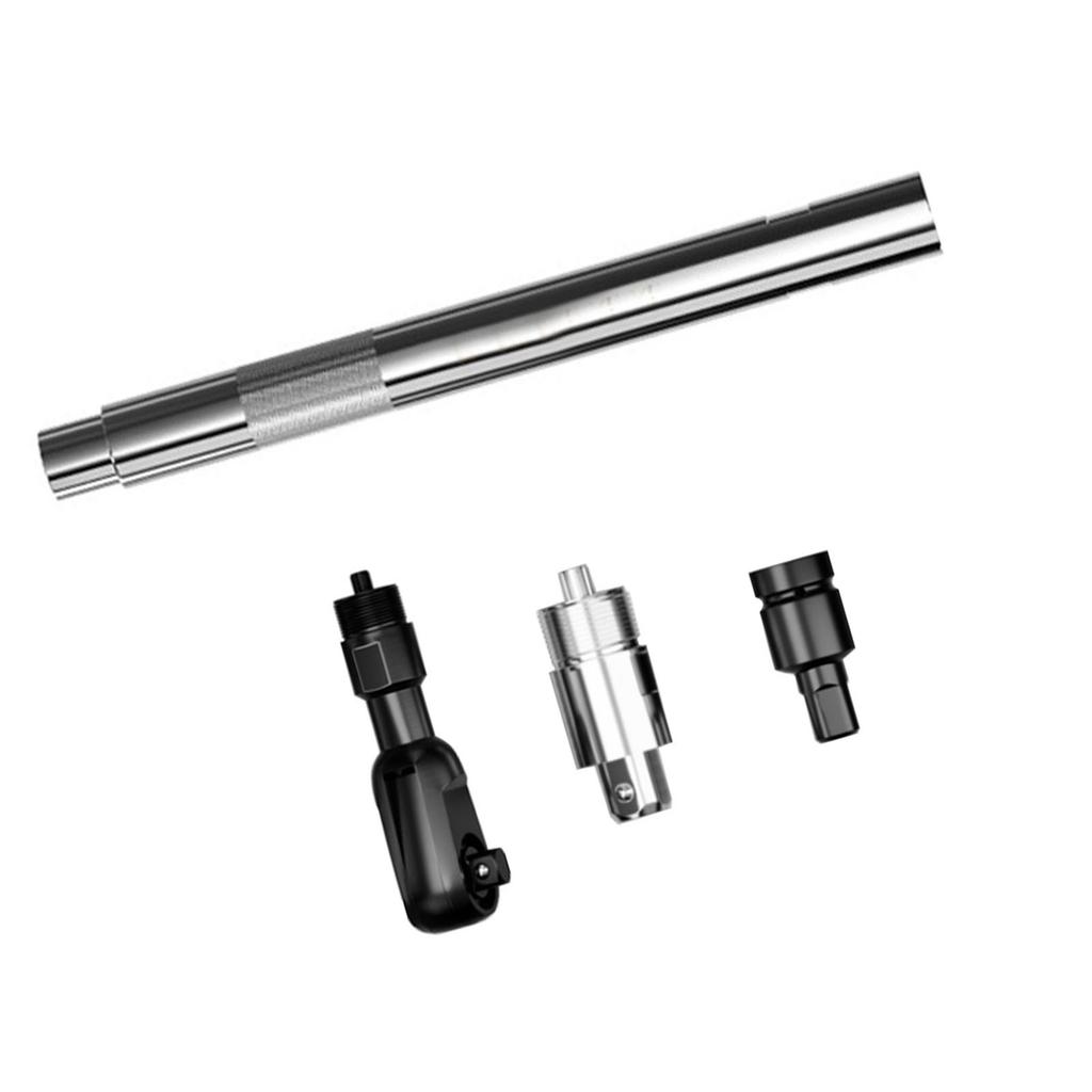 Набор из 3 удлинителей ударного гайковерта со смещением, из легированной стали, автоматический трещоточный удлинитель для труднодоступных мест