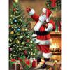 DIY Санта-Клаус 5D алмазная живопись полная круглая дрель мультфильм смола настенная художественная вышивка ремесло домашний декор ручной работы Рождественский подарок