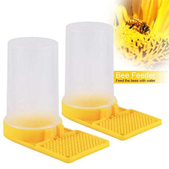 3Pcs Bee Waterers Transparent Visible Bee Drinking Cups Watering Station Beehive Entrance Feeder Beekeeping Equipment