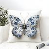 Naturally beautiful and elegant butterflies Pillow Case linen pillow case sofa home decor cushion cover cushion cove