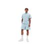 Nike Life Single Button Comfortable Universal Casual Soft Short Sleeve Shirt Men Shirts Light-Military-Blue FN3223-440