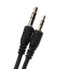 3.5mm Audio Cable Male to Male 2.5mm Stereo Headset Headphone Gold Plated Jack Connector Wire Cord Plug Black Cable