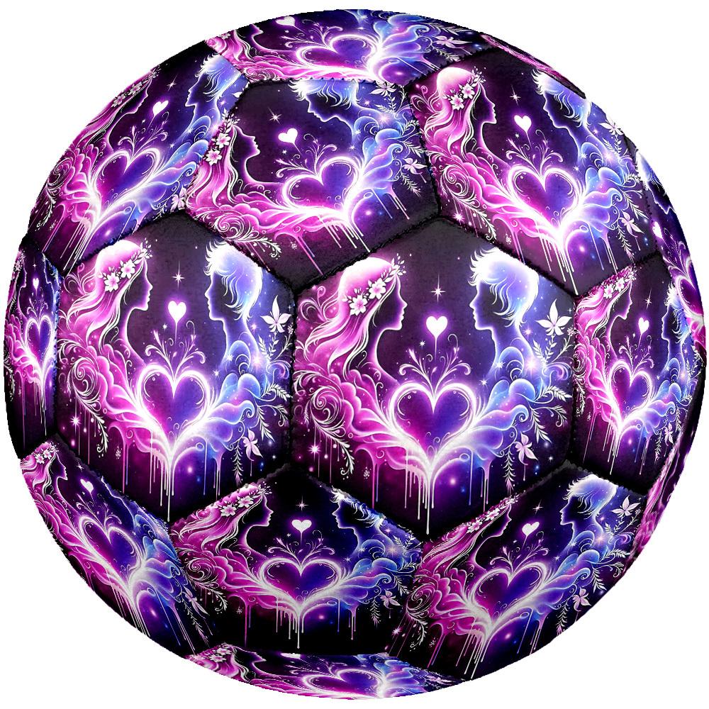 1pc Love Bloom Size 5 Soccer Ball Professional Match Training Football Indoor &Outdoor Sports Ball Lightweight Durable c6521