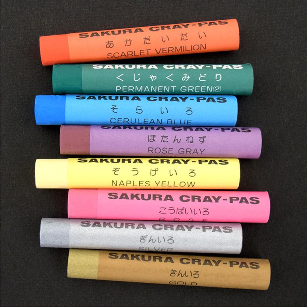 Масляные мелки Sakura Cray-Pas, Толстый тип, 50 цветов, Ограниченная серия к 100-летию, VP50A2