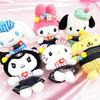 Sanrio Pompompurin Gingham Denim Mascot Plush Sanrio
