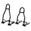 1 Pair Motorcycle Parking Stand Front Rear Combo Stand With UL Swingarm Spool Motorcycle Parking Rack For Repair And Cleaning